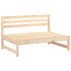 vidaXL 2-tlg. Garten-Lounge-Set Massivholz Kiefer