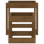 vidaXL Sand-Spieltische 2 Stk. Honigbraun Massivholz Kiefer