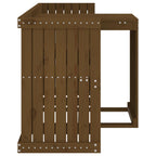 vidaXL Balkonmöbel-Set 2-Sitzer Honigbraun Massivholz Kiefer