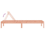 vidaXL Sonnenliege 199,5x60x74 cm Massivholz Douglasie