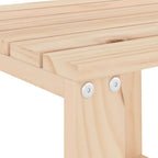 vidaXL Garten-Beistelltisch 40x38x28,5 cm Massivholz Kiefer