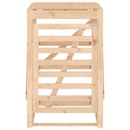 vidaXL Mülltonnenbox 84x90x128,5 cm Massivholz Kiefer