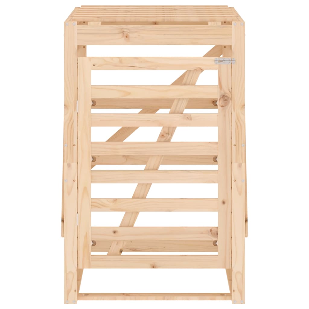 vidaXL Mülltonnenbox 84x90x128,5 cm Massivholz Kiefer