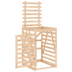 vidaXL Mülltonnenbox 84x90x128,5 cm Massivholz Kiefer