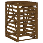 vidaXL Mülltonnenbox Honigbraun 84x90x128,5 cm Massivholz Kiefer