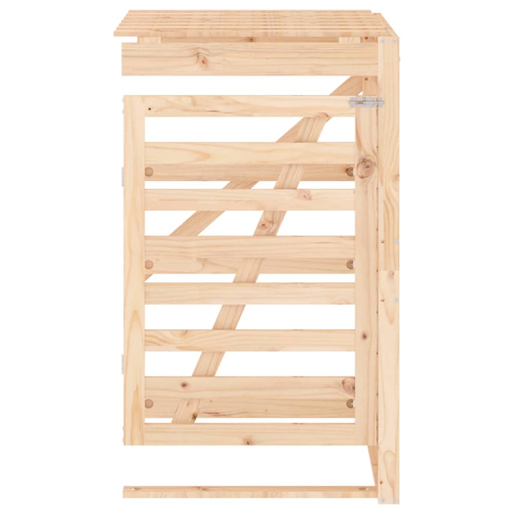vidaXL Erweiterung für Mülltonnenbox Massivholz Kiefer