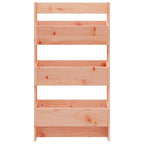 vidaXL Wand-Pflanzkübel 3 Fächer 60x18,5x110 cm Massivholz Douglasie