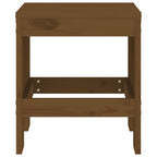 vidaXL Gartenhocker 2 Stk. Honigbraun 40x36x45 cm Massivholz Kiefer