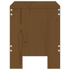 vidaXL Gartenhocker 2 Stk. Honigbraun 40x36x45 cm Massivholz Kiefer