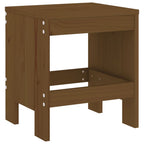 vidaXL Gartenhocker 2 Stk. Honigbraun 40x36x45 cm Massivholz Kiefer
