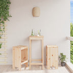 vidaXL Barhocker 2 Stk. 40x36x75 cm Massivholz Kiefer
