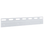 vidaXL Klemmleisten 4 Stk. Silbern 28 cm Edelstahl