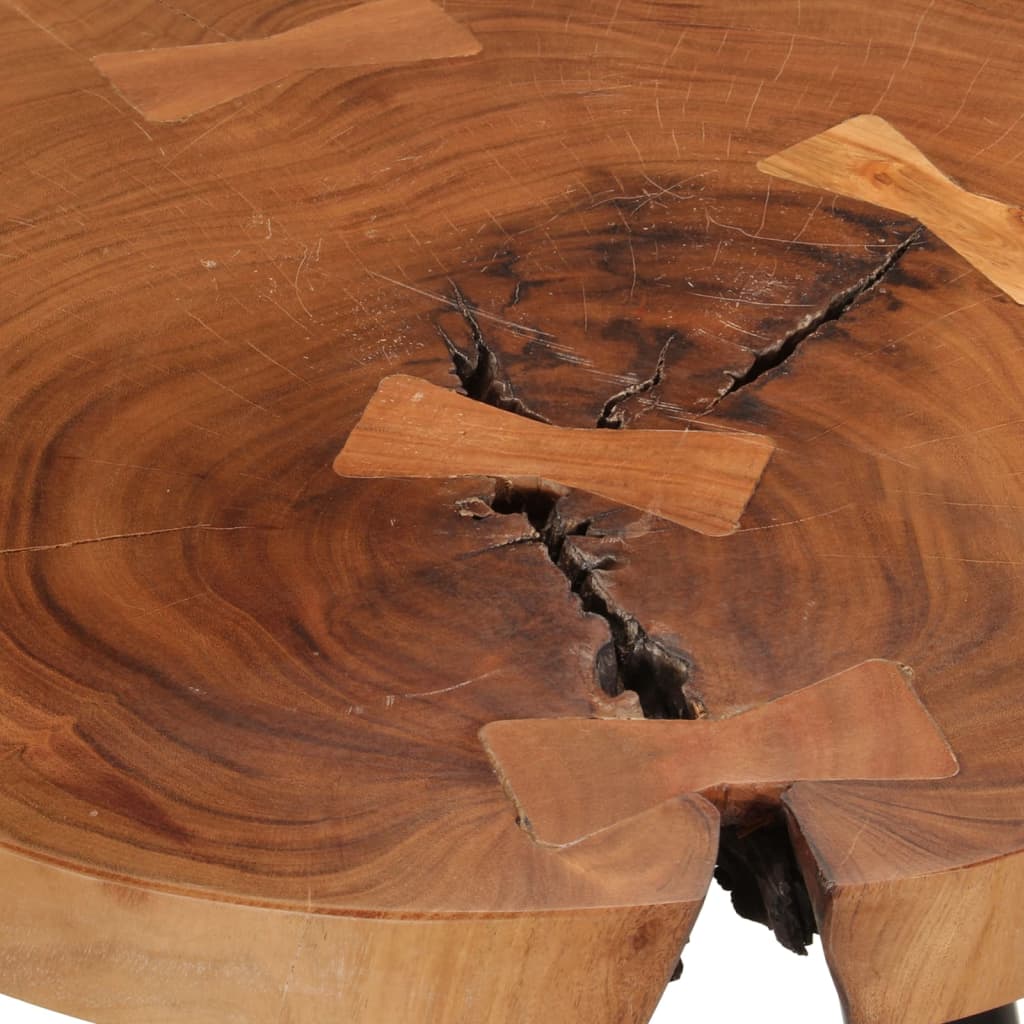 vidaXL Baumstamm-Bartisch Ø53x105 cm Massivholz Akazie