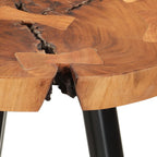vidaXL Baumstamm-Bartisch Ø53x105 cm Massivholz Akazie