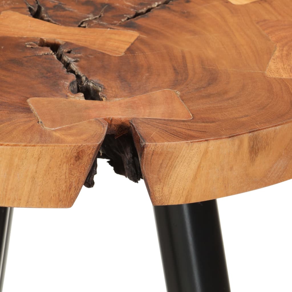 vidaXL Baumstamm-Bartisch Ø53x105 cm Massivholz Akazie