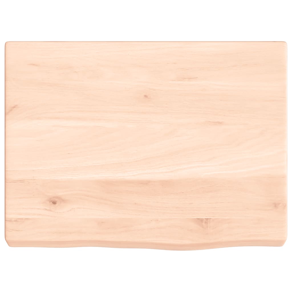 vidaXL Wandregal 40x30x(2-4) cm Massivholz Eiche Unbehandelt
