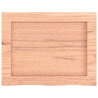 vidaXL Wandregal Hellbraun 40x30x(2-4) cm Massivholz Eiche Behandelt