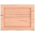 vidaXL Wandregal Hellbraun 40x30x(2-6) cm Massivholz Eiche Behandelt