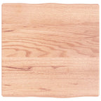 vidaXL Tischplatte 40x40x(2-4) cm Massivholz Behandelt Baumkante