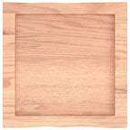 vidaXL Tischplatte 40x40x(2-4) cm Massivholz Behandelt Baumkante