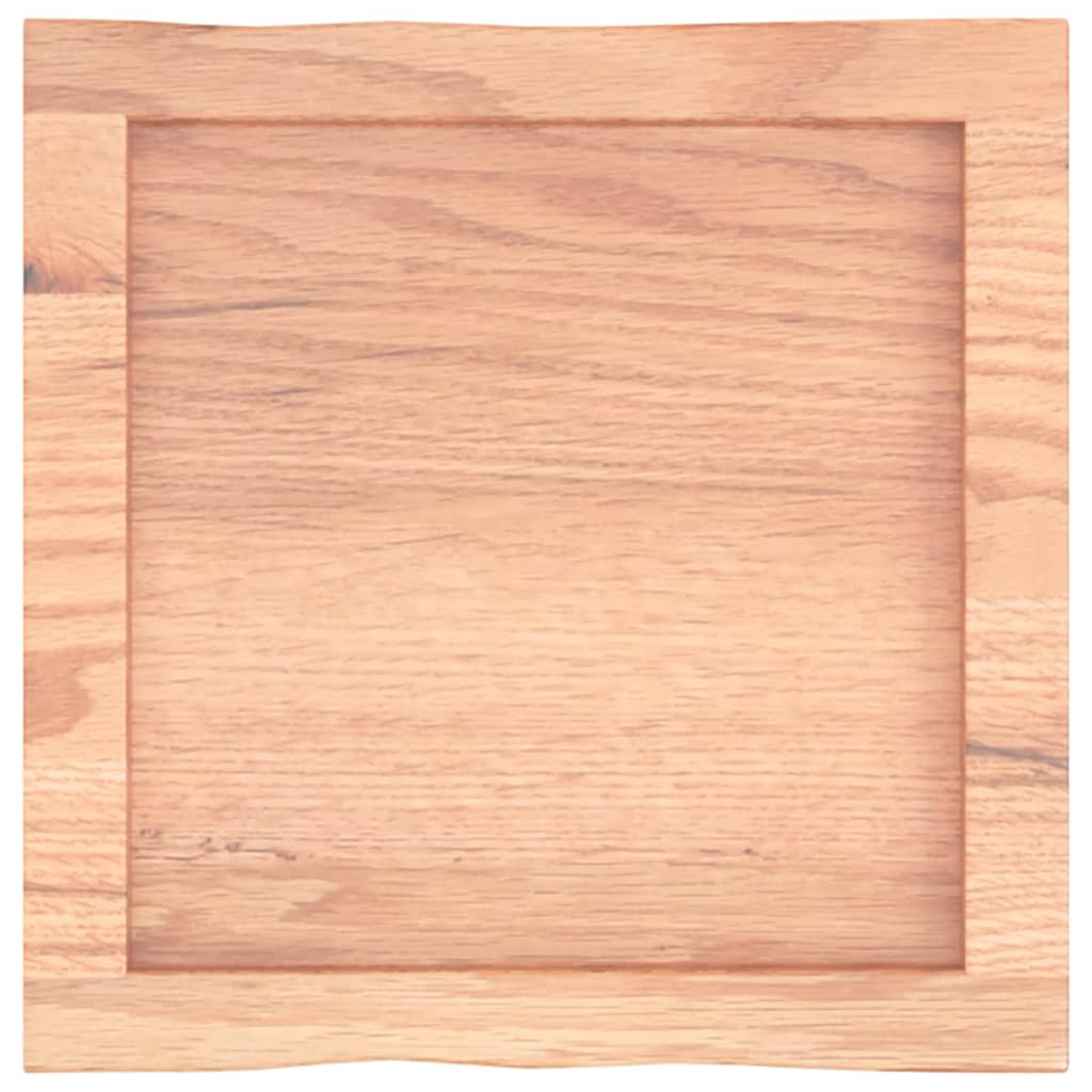 vidaXL Tischplatte 40x40x(2-4) cm Massivholz Behandelt Baumkante