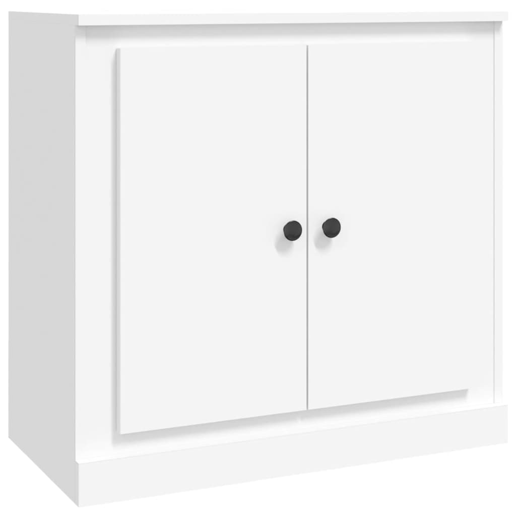 vidaXL Sideboards 3 Stk. Weiß Holzwerkstoff