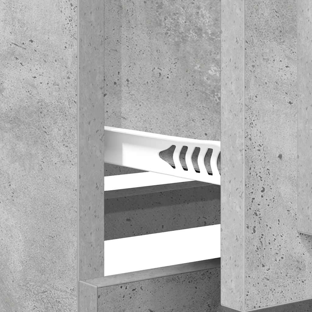 vidaXL Sideboards 3 Stk. Betongrau Holzwerkstoff