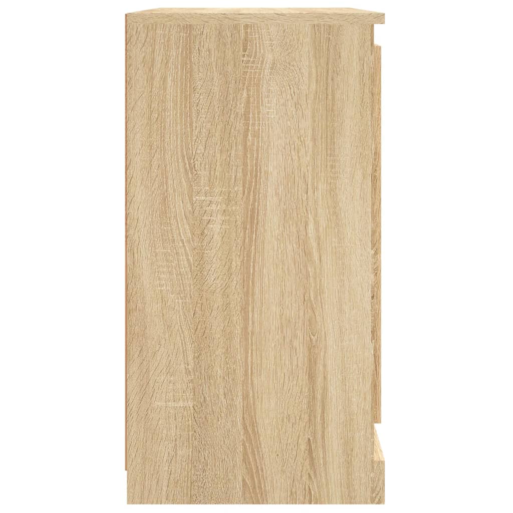 vidaXL Sideboards 2 Stk. Sonoma-Eiche Holzwerkstoff
