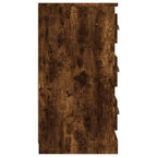 vidaXL Sideboards 2 Stk. Räuchereiche Holzwerkstoff