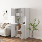 vidaXL Highboard Weiß Holzwerkstoff