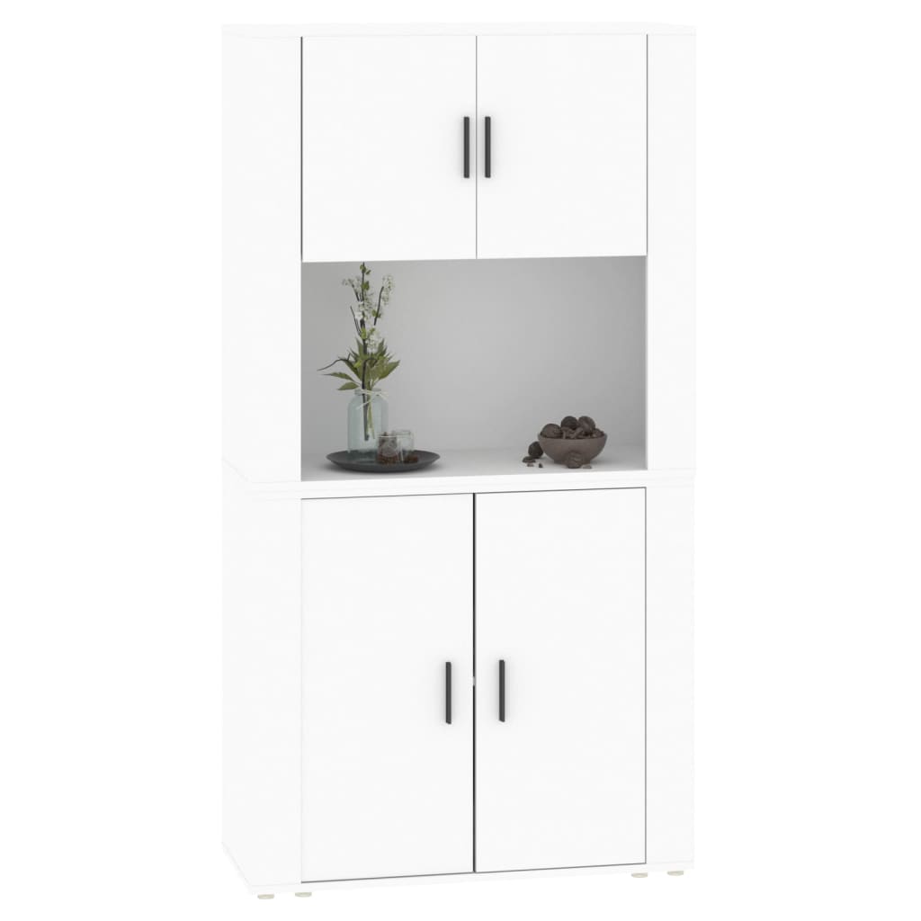 vidaXL Highboard Weiß Holzwerkstoff