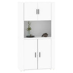 vidaXL Highboard Weiß Holzwerkstoff