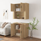 vidaXL Highboard Sonoma-Eiche Holzwerkstoff