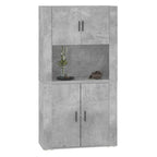 vidaXL Highboard Betongrau Holzwerkstoff