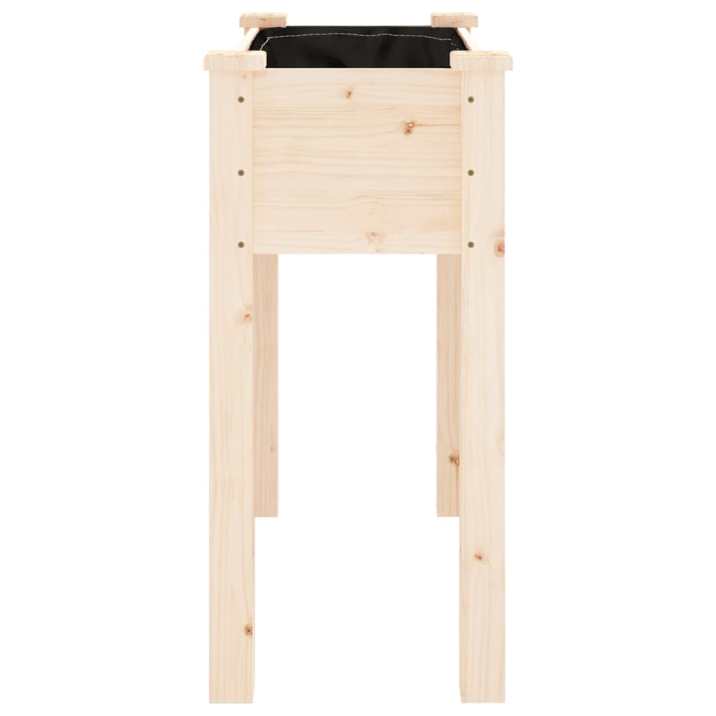 vidaXL Pflanzkübel mit Einsatz 71x37x76 cm Massivholz Tanne