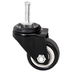 vidaXL Rollen für Pflanzkübel 4 Stk. Schwarz 8x3,5x8 cm Eisen