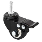 vidaXL Rollen für Pflanzkübel 4 Stk. Schwarz 8x3,5x8 cm Eisen