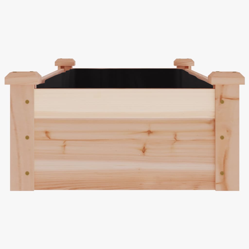 vidaXL Hochbeet mit Einsatz 120x45x25 cm Massivholz Tanne