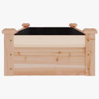 vidaXL Hochbeet mit Einsatz 120x45x25 cm Massivholz Tanne