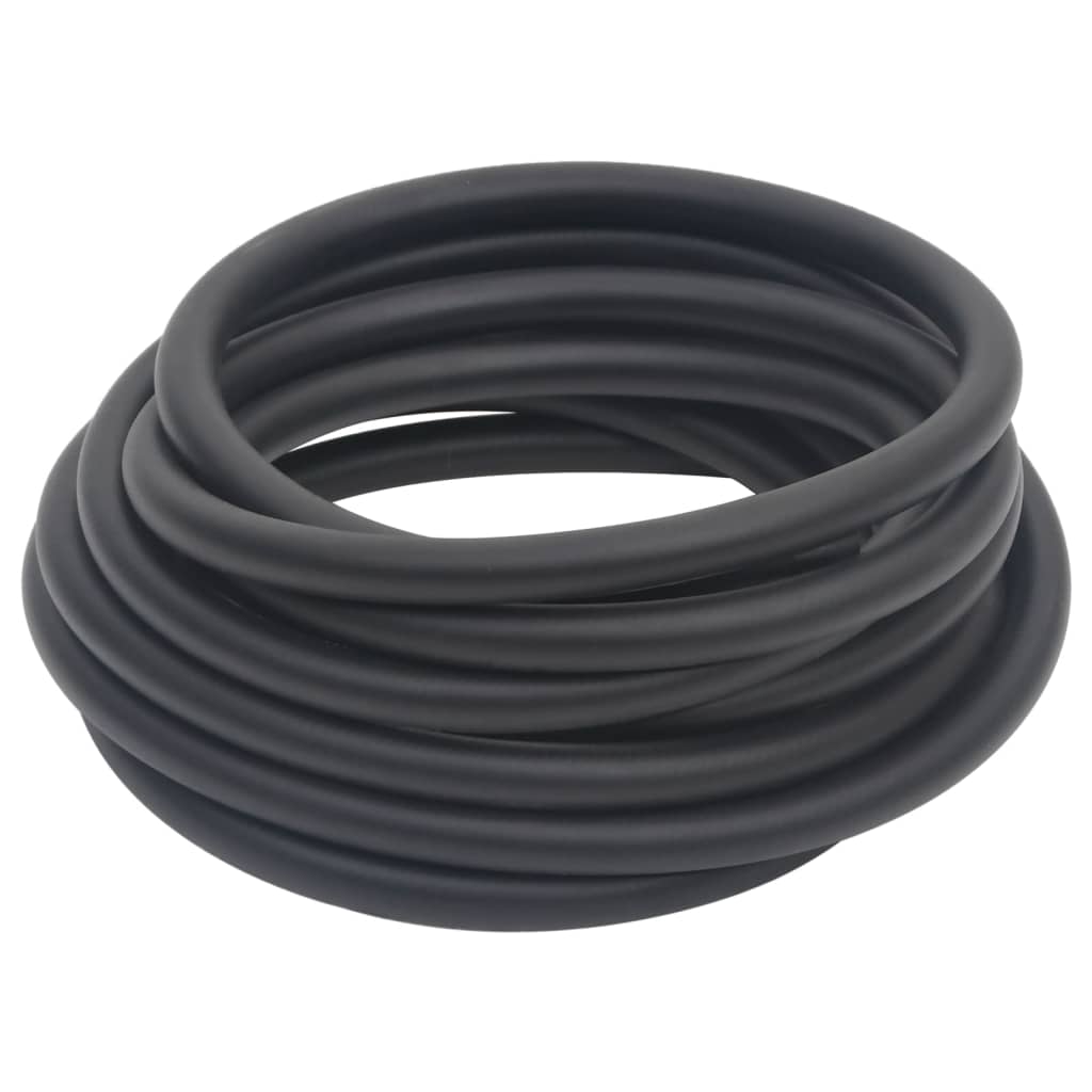 vidaXL Hybrid-Luftschlauch Schwarz 0,6" 2 m Gummi und PVC