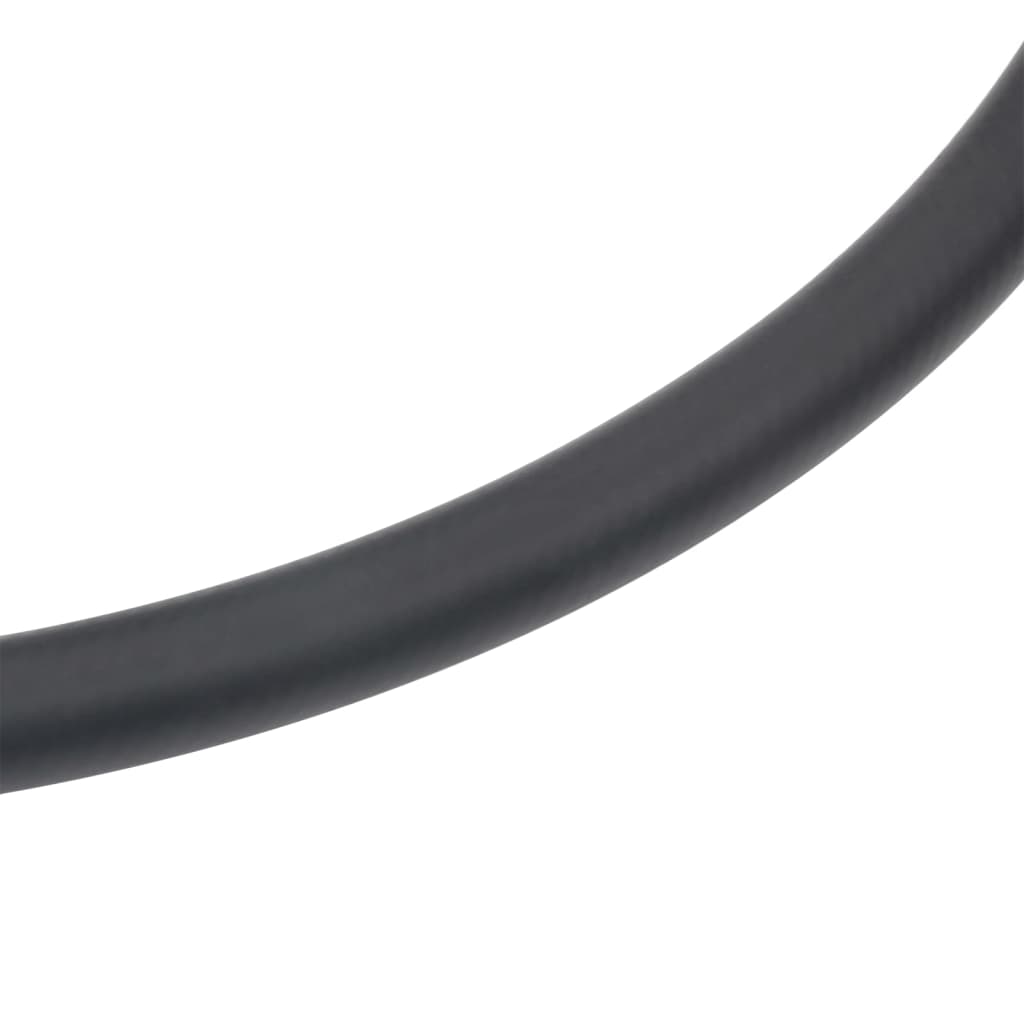 vidaXL Hybrid-Luftschlauch Schwarz 0,6" 2 m Gummi und PVC