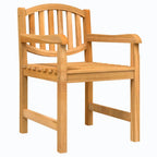 vidaXL Gartenstühle 2 Stk. 58x59x88 cm Massivholz Teak