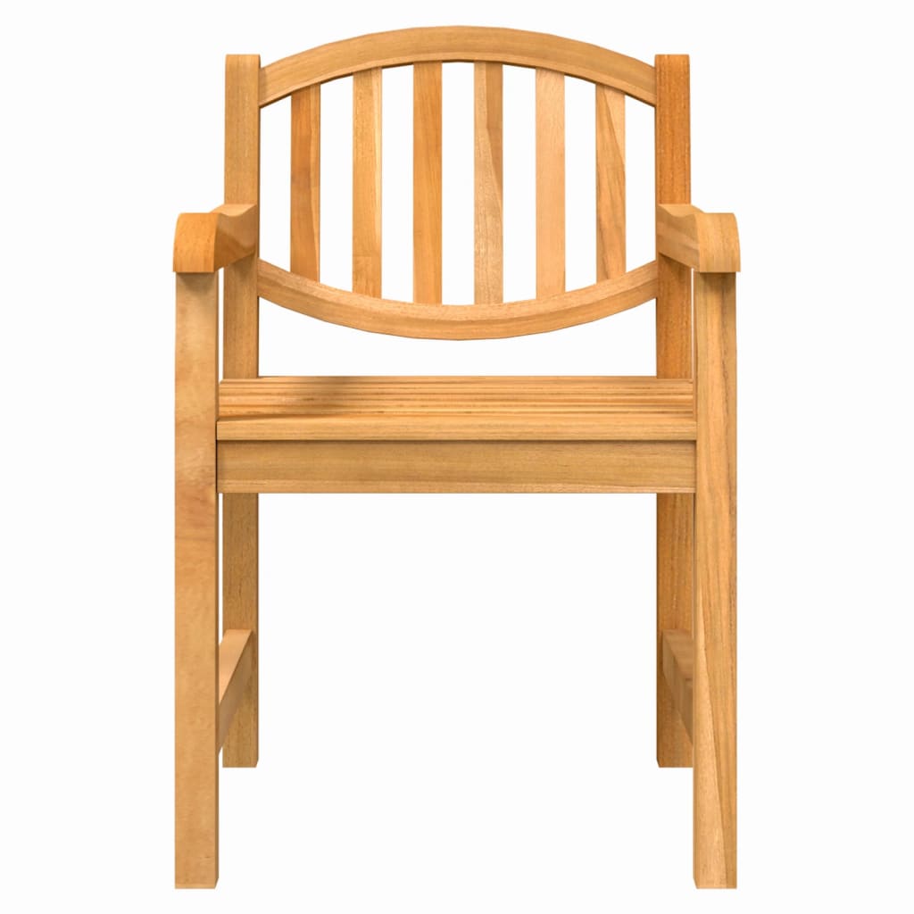 vidaXL Gartenstühle 2 Stk. 58x59x88 cm Massivholz Teak