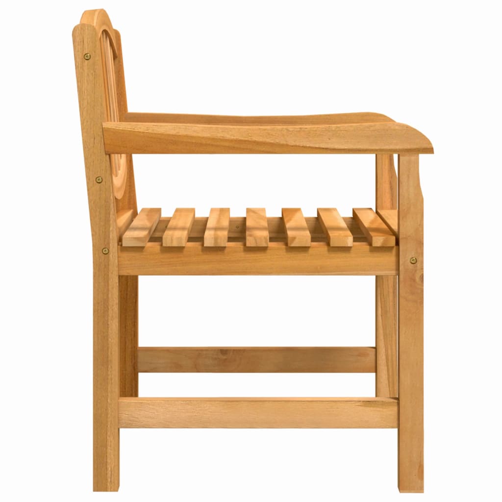 vidaXL Gartenstühle 2 Stk. 58x59x88 cm Massivholz Teak