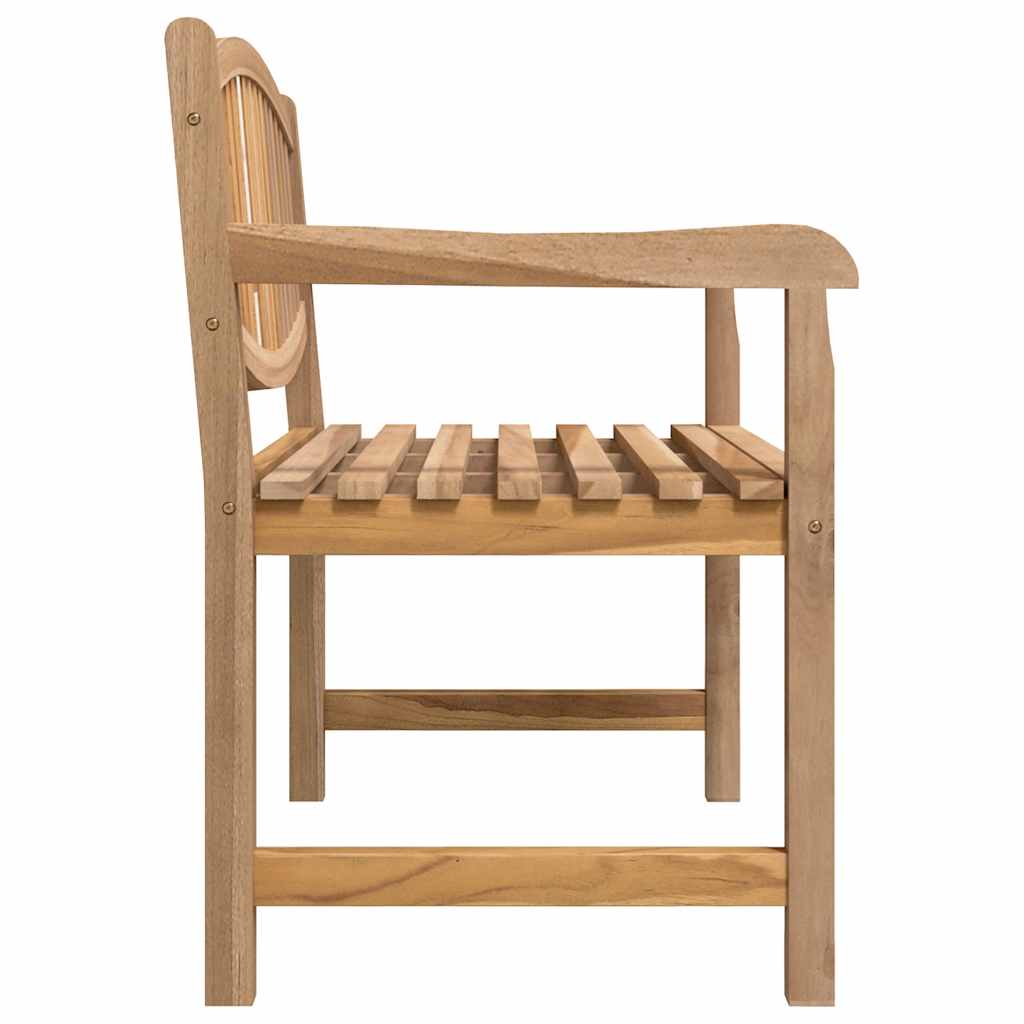 vidaXL Gartenbank 114x59x87 cm Massivholz Teak