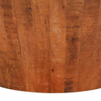 vidaXL Couchtisch Ø 52x30 cm Massivholz Mango