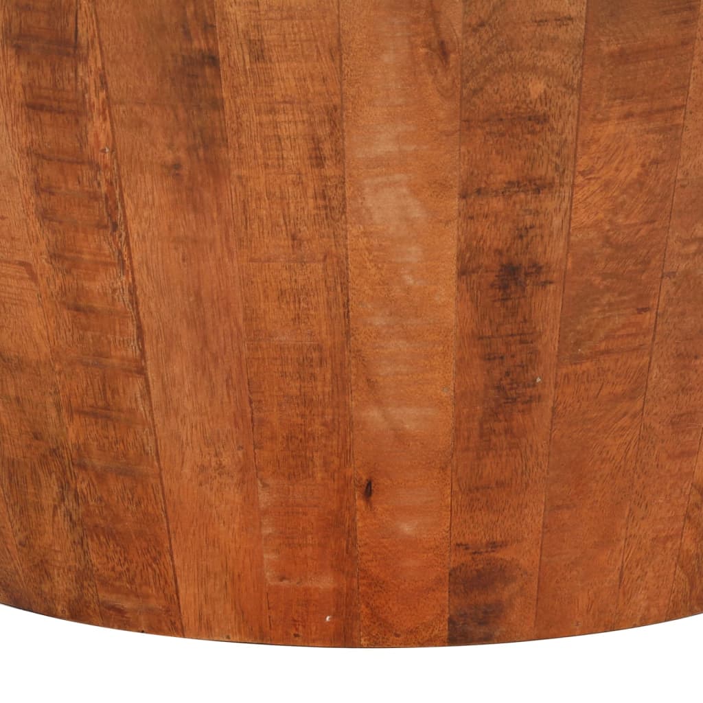 vidaXL Couchtisch Ø 52x30 cm Massivholz Mango