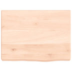 vidaXL Waschtischplatte 40x30x(2-4) cm Massivholz Unbehandelt