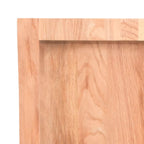 vidaXL Tischplatte Hellbraun 60x40x(2-6) cm Massivholz Eiche Behandelt