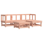 vidaXL 5-tlg. Garten-Lounge-Set mit Kissen Massivholz Douglasie